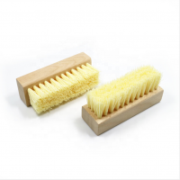 Sneaker cleaning wooden shoe brush