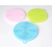 Washing Brush Easy To Wash Silicone washing brush Food Grade collapsible Collapsible Small Sofa Silicone Washing Cleaning Bruch