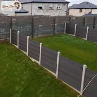 horizontal wood plastic composite fence